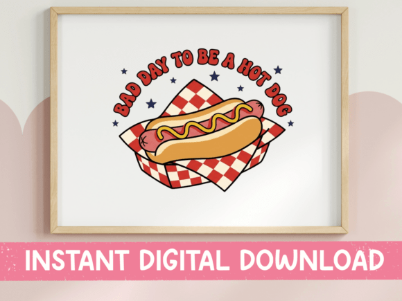Bad Day to Be a Hot Dog Retro SVG PNG Review