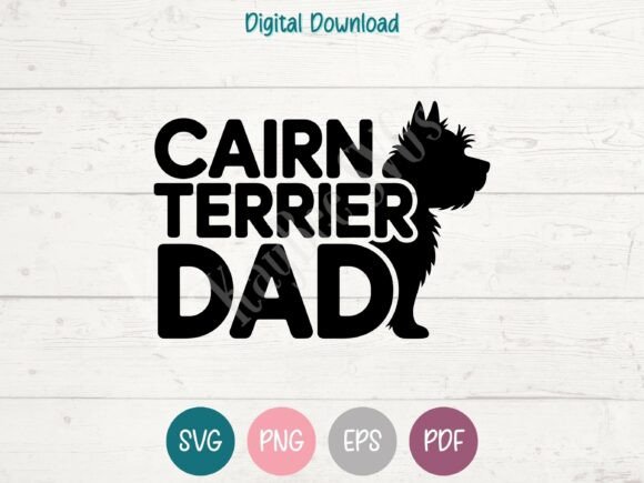 Cairn Terrier Dog Dad SVG PNG EPS PDF Review
