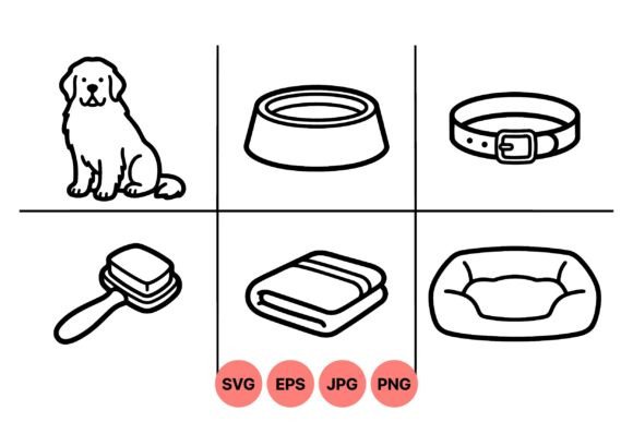 Cute Dog Pet Accessories SVG Review