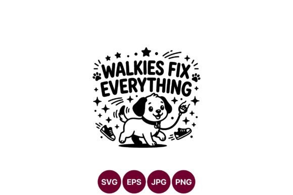 Cute Dog Walkies Svg Design Review