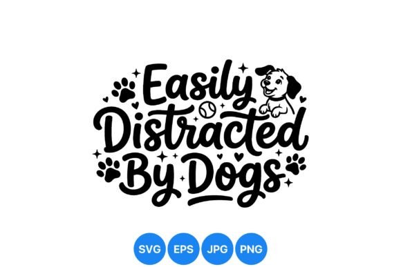 Easily Distracted Dog Lover SVG Review