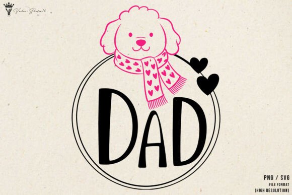 Fathers Day Dog Pet Dad SVG PNG Review