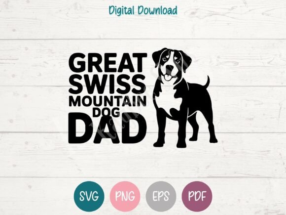 Great Swiss Mountain Dog Dad SVG PNG Review