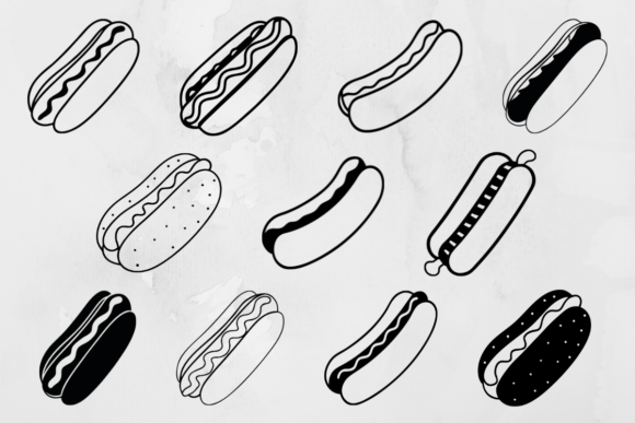 Hot Dog Silhouette SVG Review for Embroidery Projects