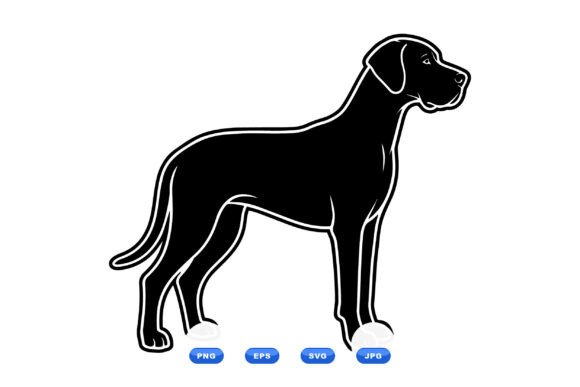 Large Dog Silhouette SVG Review for Embroidery Projects
