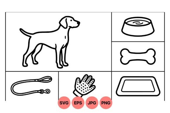 Minimalist Dog Care Svg Icons Review