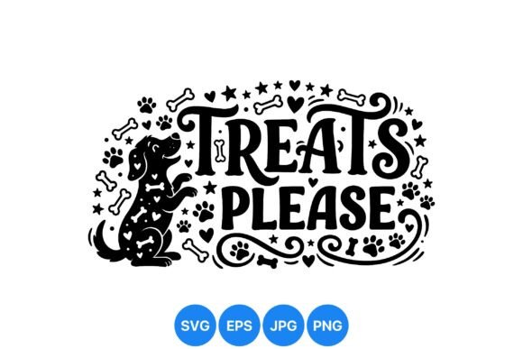 Playful Dog Treat SVG Design Review