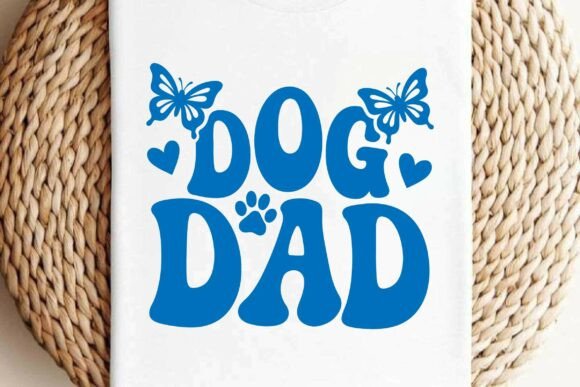 Retro Dog Dad SVG PNG T-Shirt Design Review