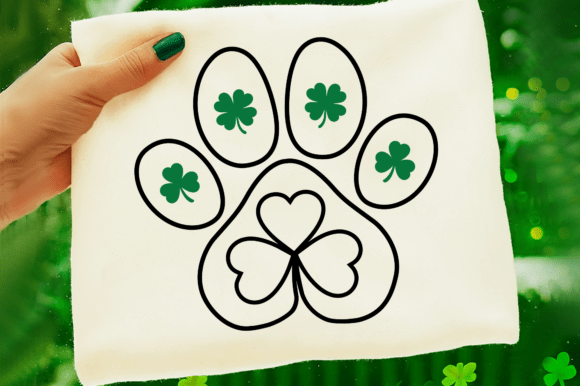 Shamrock Dog Paw
