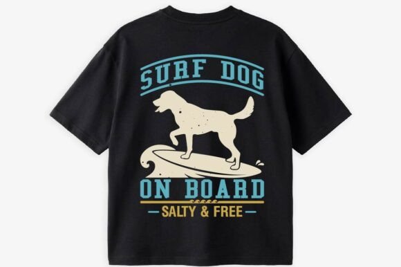 Vintage Surf Dog on Board SVG Review