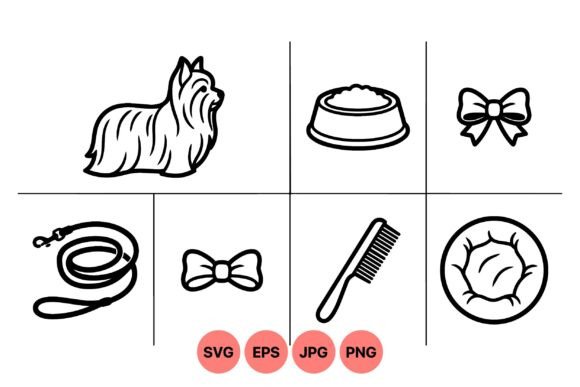 Yorkie Dog Grooming SVG Review for Embroidery Projects